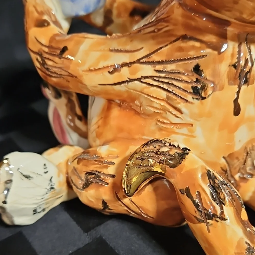 Purrfectly Delightful Ginger Cat Candle Holder Designed by Heather Goldminc Y2K